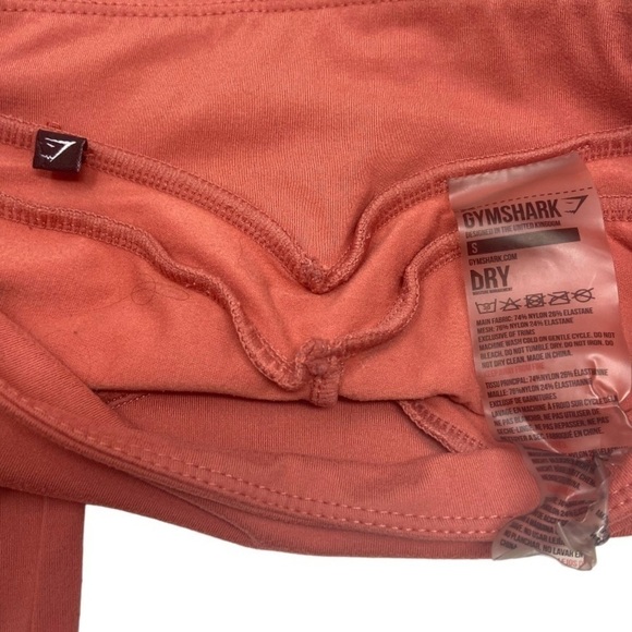 Gymshark Leggings Legacy Fitness Moroccan Brick Side Pockets Compression Small - Picture 7 of 15